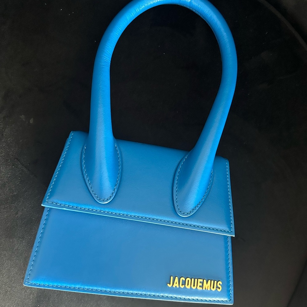 Jacquemus Blue Mini Bag Top Handle